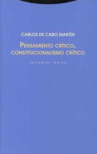 Pensamiento Critico Constitucionalismo Critico