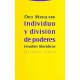 Individuo Y Division De Poderes. Estudios Filosoficos