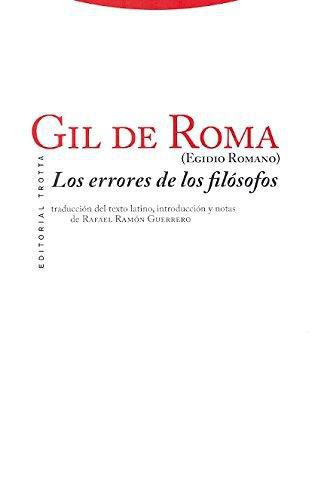 Errores De Los Filosofos, Los