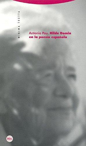 Hilde Domin En La Poesia Española