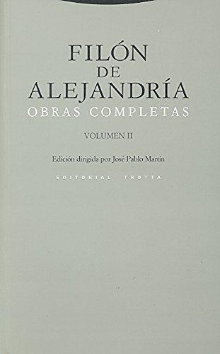 Filon De Alejandria Vol.Ii Obras Completas