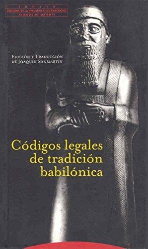 Codigos Legales De La Tradicion Babilonica