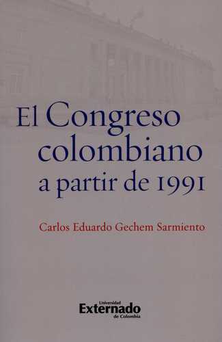 Congreso Colombiano A Partir De 1991, El