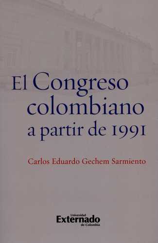 Congreso Colombiano A Partir De 1991, El