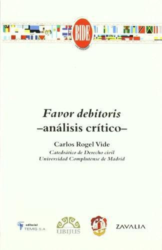 Favor Debitoris Analisis Critico