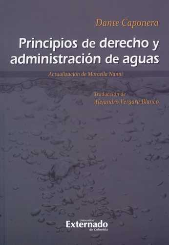 Principios De Derecho Y Administracion De Aguas