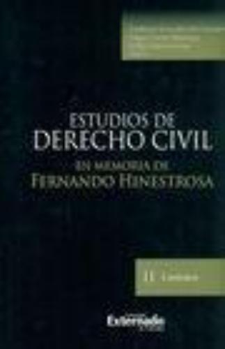 Estudios De Derecho Civil Ii En Memoria De Fernando Hinestrosa