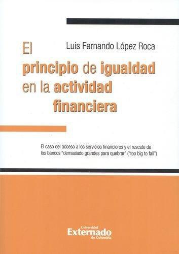 Principio De Igualdad En La Actividad Financiera, El