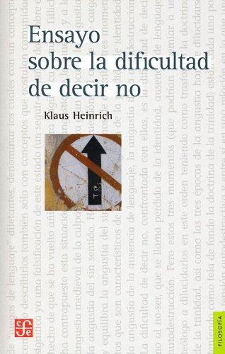 Ensayo sobre la dificultad de decir no
