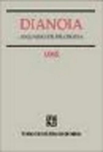 Diánoia número 69 Noviembre 2012. Vol. LVII. Revista de Filosofía