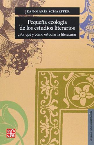 Pequeña ecología de los estudios literarios