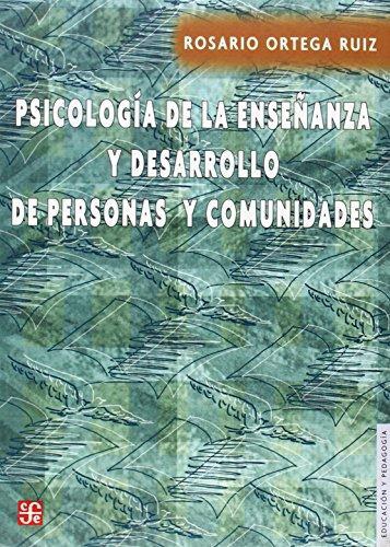 Psicología de la enseñanza y desarrollo de personas y comunidades