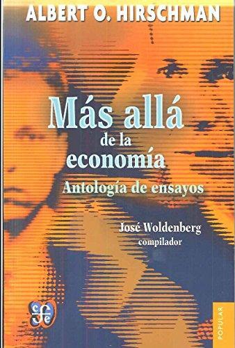 Más allá de la economía. Antología de ensayos