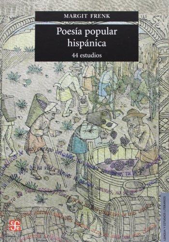 Poesía popular hispánica: 44 estudios
