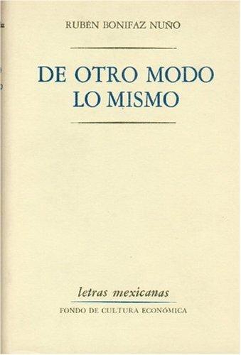 De otro modo lo mismo