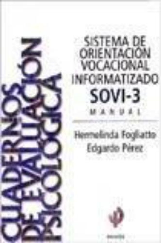 Sistema De Orientacion Vocacional Sovi-3 Manual