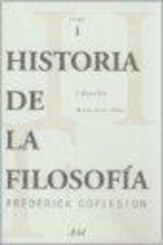 Historia De La Filosofia - Tomo 1.
