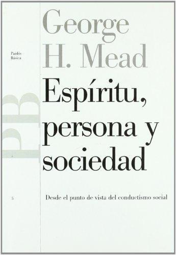 Espiritu, Persona Y Sociedad