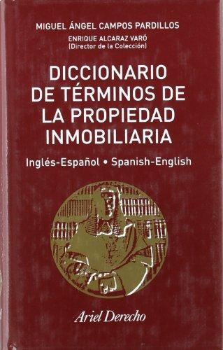 Dicc. De Terminos De La Propiedad Inmobiliaria