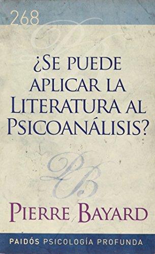 Se Puede Aplicar La Literatura Al Psicoanalisis