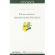 Hermeneutica Interpretacion Literatura