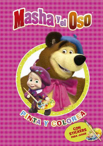 Masha Y El Oso: Pinta Y Colorea