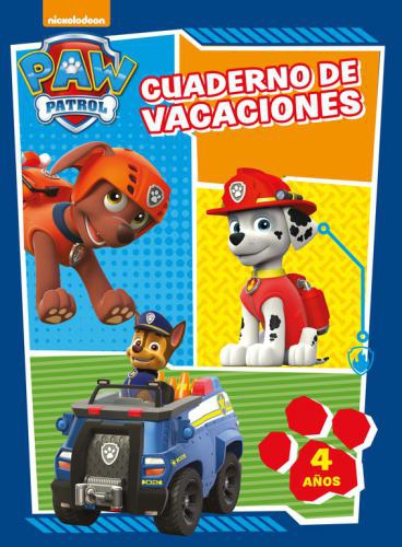 Paw Patrol: Cuaderno De Vacaciones 4 Año