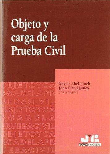Objeto Y Carga De La Prueba Civil