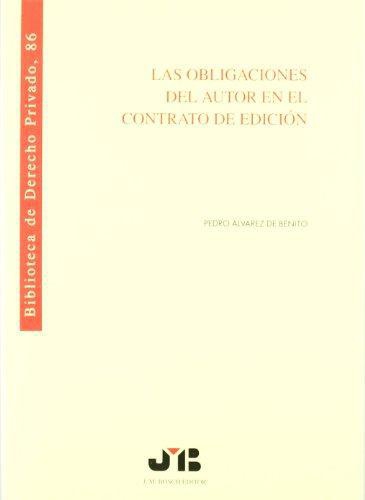 Obligaciones Del Autor En El Contrato De Edición, Las