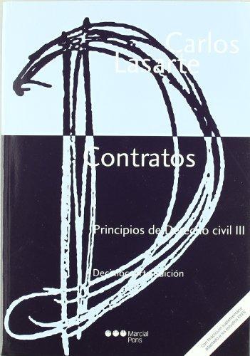 Contratos / Lasarte Principios De Derecho Civil Iii