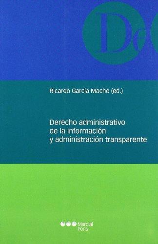 Derecho Administrativo De La Informacion Y Administracion Transparente