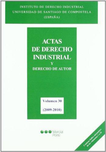 Actas De Derecho Industrial Y Derecho De Autor
