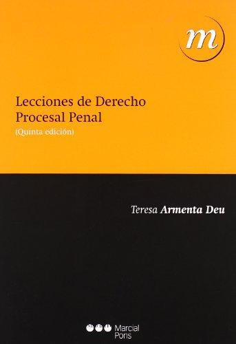 Lecciones De Derecho Procesal Penal