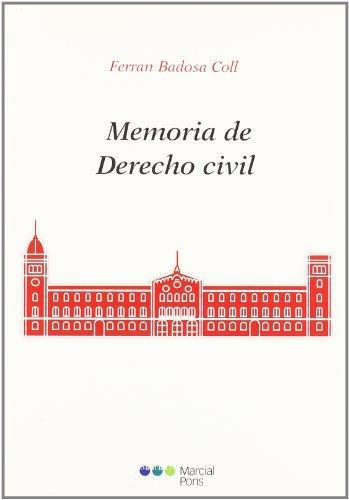 Memoria De Derecho Civil