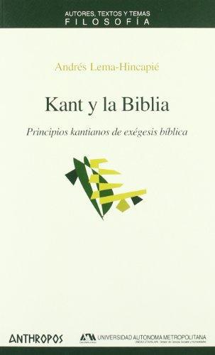 Kant Y La Biblia