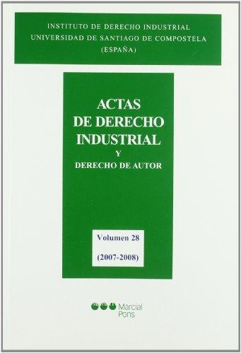 Actas De Derecho Industrial Y Derecho De Autor