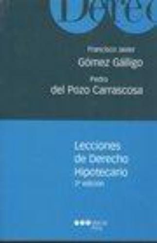 Lecciones De Derecho Hipotecario