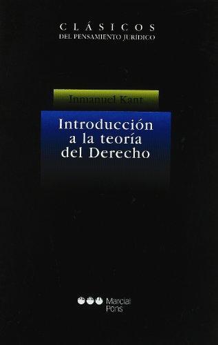 Introduccion A La Teoria Del Derecho