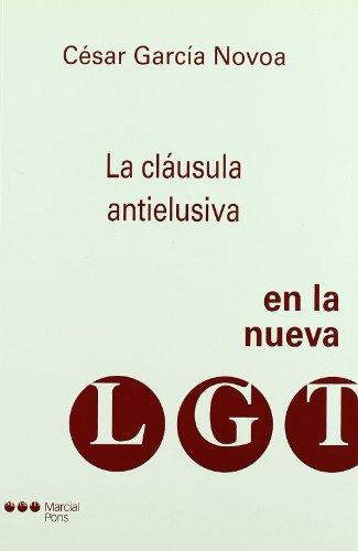 Clausula Antielusiva En La Nueva Lgt, La
