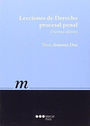 Lecciones De Derecho Procesal Penal