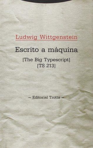 Escrito A Maquina. The Big Typescript Ts 213