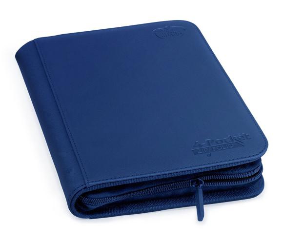 Portfolio: Ultimate Guard 4-Pocket Zipfolio Xenoskin Dark Blue