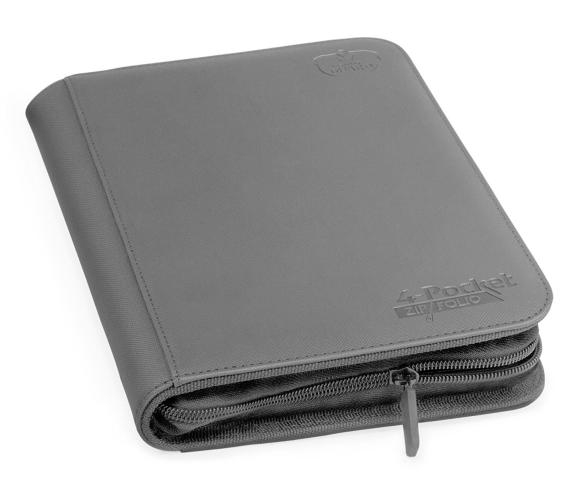 Portfolio: Ultimate Guard 4-Pocket Zipfolio Xenoskin Grey