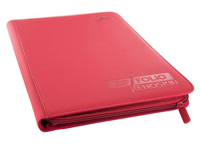 Portfolio: Ultimate Guard 9-Pocket Zipfolio Xenoskin Red