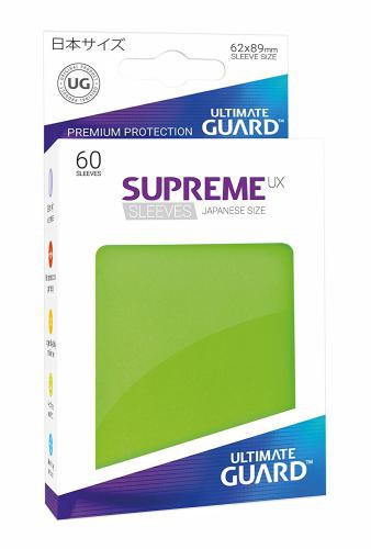 Sleeve Deck: Ultimate Guard Supreme Ux Sleeves Japanese Size Light Green