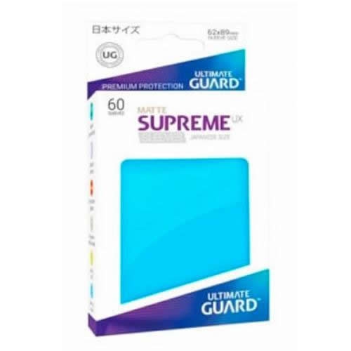 Sleeve Deck: Ultimate Guard Supreme Ux Sleeves Japanese Size Matte Light Blue