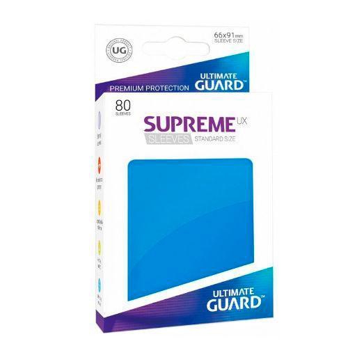Sleeve Deck: Ultimate Guard Supreme Ux Sleeves Standard Size Blue