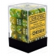 Borealis No.2 12Mm D6 Light Green/Gold 36-Dice Set