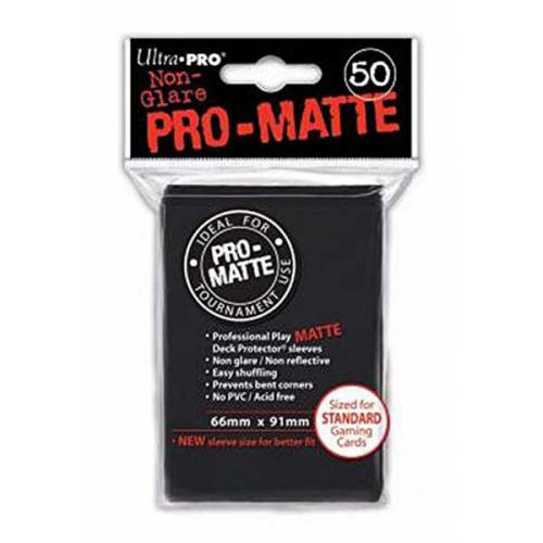 Sleeve Deck: Pro-Matte Standard Sleeves, Black