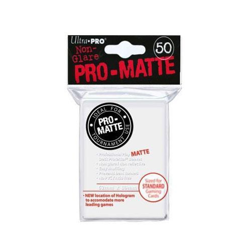 Sleeve Deck: Pro-Matte Standard Sleeves, White